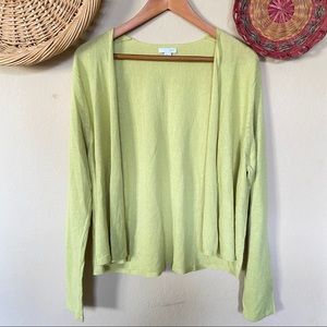 J. Jill Cardigan Light Green Size XL